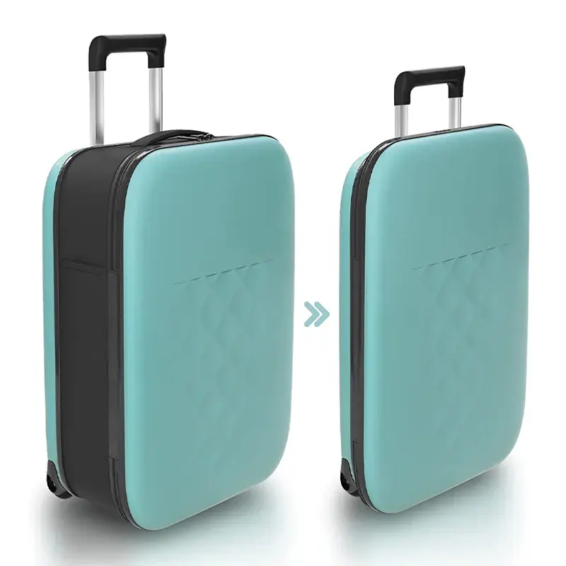 ALL PASS New Carry On 21 Zoll Luxus-Trolley-Gepäck koffer Hartsc halen kabine Zusammen klappbarer erweiterter Koffer