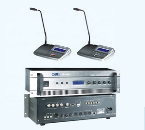 Sistema de conferencia digital de función completa con unidad de Delegado de presidente principal integrada y para uso de altavoces - Product Image 2