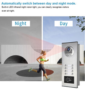 8 nút tuya wifi thông minh 7 inch màn hình hệ thống video intercom với thẻ RFID mở khóa kiểm soát truy cập chức năng - Product Image 5