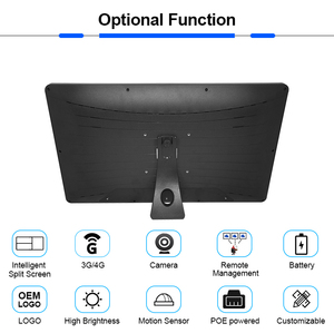 Reproductor de publicidad con pantalla táctil Lcd programable, 21,5 pulgadas, Android, Wifi, 3G, 4G - Product Image 3