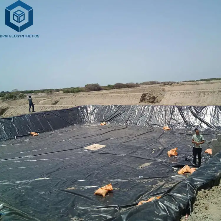 HDPE 40 Milsfish Pond Polietileno Pond Liner Geomembrana Tarpaulin para Outdoor Fish Farm