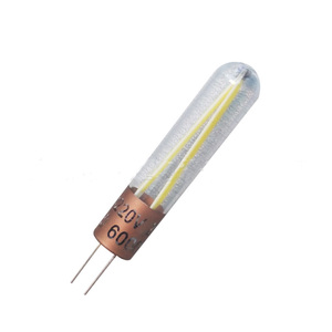 高電圧交換用ハロゲン電球<span class=keywords><strong>2w</strong></span> 220v <span class=keywords><strong>g4</strong></span> 2ピン小型ガラスled cobフィラメントランプライト
