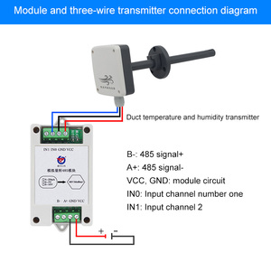 Renke 0-5V-0V-10V 4-20mA módulo de salida modbus entrada analógica RS485 convertidor de salida