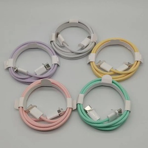 100W C型电缆快速充电流行产品2024 <span class=keywords><strong>USB</strong></span> C电缆60w超快适用于华为，三星，iphone 15和大多数手机