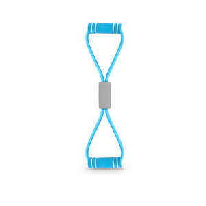 Wholesale Price Quality Exercise Workout <strong>Elastic</strong> Resistance Band with <strong>Handle</strong> - Product Image 1