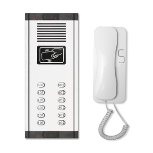 Telefon-Interkom-System für mehrere Wohnungen Audio-Intercom-System für 12 Wohnungen Tür-Intercom Video - Product Image 2