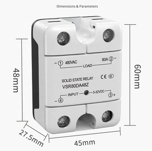 Relè a stato solido 15A a 120A SSR monofase DC controllo AC