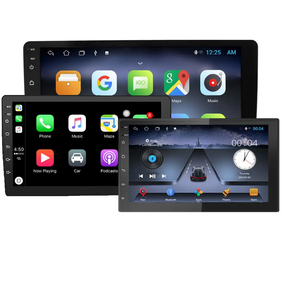 2 + 32G Car PlayerAndroid12 Autoradio Double Din Car Stereo Android Auto IPS 9 pouces écran tactile multimédia pour autoradio