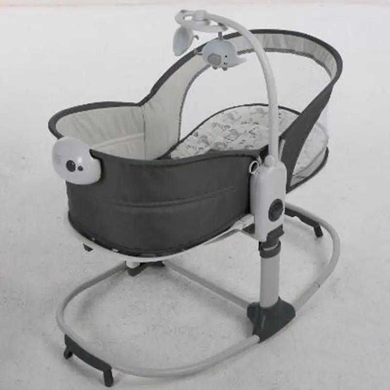 Séparable Peut être utilisé comme un berceau panier lit chaise transat réglable avec vibration boîte à musique balançoire bébé