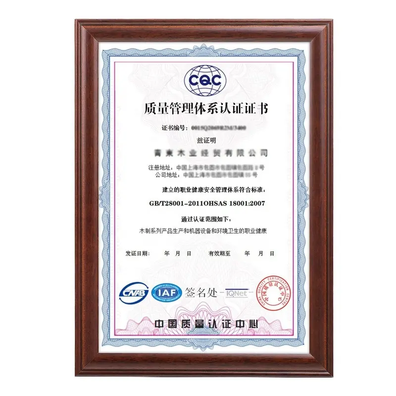 Su misura 8x10 a4 certificato di riconoscimento documenti governativi marchio autorizzato Diploma universitario ufficiale cornice classica in legno massiccio