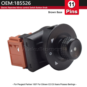 185526 yan görüş aynası düzenleme düğmesi anahtarı topuzu ayarlamak için Citroen C2 C4 Picasso Picasso ortağı 6556554.ks - Product Image 4