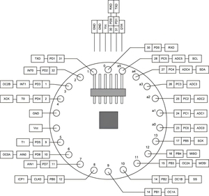LilyPad 328 328P-Modul Hauptplatine ATmega328P ATmega328 16M-Entwicklungsplatine für Arduinos