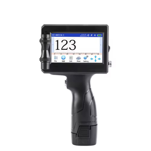 Portátil 25,4mm Handheld Impressora a jato de tinta QR Barcode Lote Número Logotipo Validade Data Etiqueta Printer Gun com 25 Idiomas
