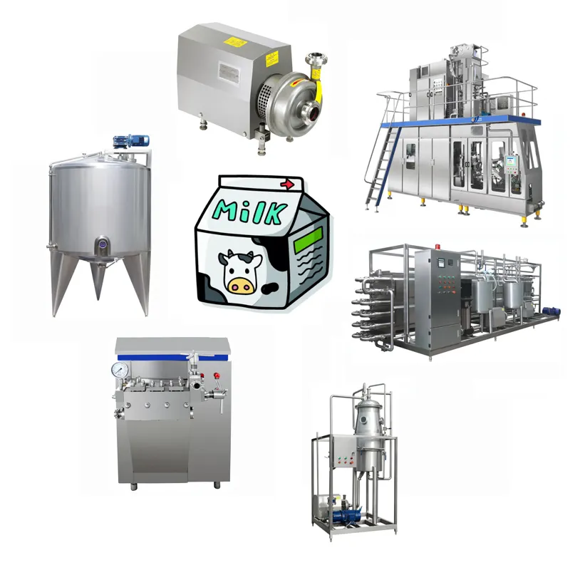 Vendita calda macchina per la lavorazione del latte e confezionatrice attrezzatura per la lavorazione del latte mini impianto lattiero-caseario mini impianto di lavorazione del latte