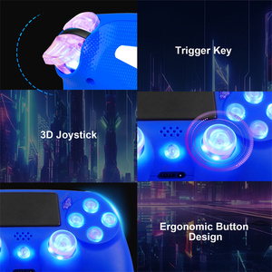 P4 Gamepad Six-axis Vibration Somatosensory Joystick PC <strong>Computer</strong> Wireless BT High-quality RGB Light <strong>Controller</strong> <strong>for</strong> PS4 PS3 - Product Image 6