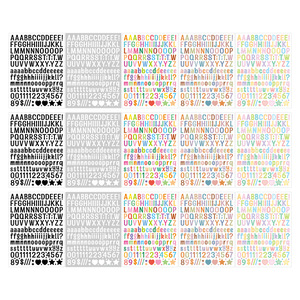 Không Thấm Nước 0.5-Inch Thư Tiếng Anh Kỹ Thuật Số Tài Khoản Sticker Trang Trí Nội Thất Số Địa Chỉ Vinyl Google Thẻ Trang Trí Vinyl - Product Image 3