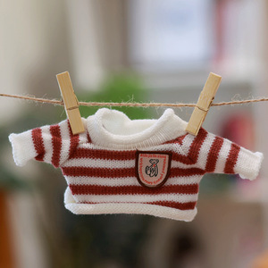 Sıcak oyuncak ayı giysileri pamuk oyuncak bebek giysileri yüklü yün hoodie kazak oyuncak ayı 30 cm bebek peluş oyuncak oyuncak bebek giysileri