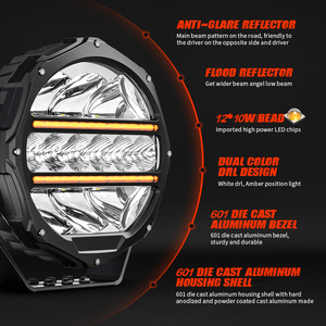 ECE R10Eマークワークランプ9インチLEDワークライトDRL - Product Image 2