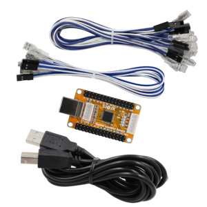 New Zero Delay <strong>Arcade</strong> <strong>USB</strong> Encoder for PC Switch <strong>Raspberry</strong> <strong>Pi</strong> 5PIN Joystick with 2.8MM Button Mechanical Type - Product Image 4