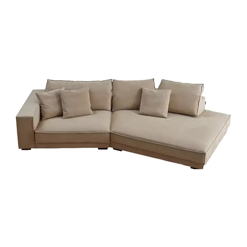 Phòng khách hiện đại đơn giản căn hộ nhỏ ánh sáng sang trọng sofa vải bốn chỗ ngồi