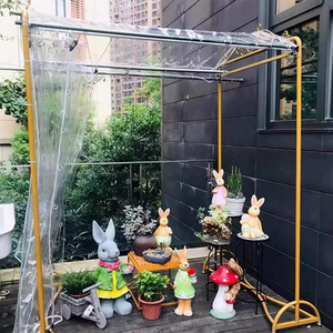 Nhà sản xuất trực tiếp 3m PVC Tarp mưa Rèm cho ban công chắn gió nhà kính rèm không thấm nước trong suốt mặt trời bảo vệ - Product Image 6