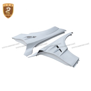 Fiberglas ön dudak Splitter arka difüzör kemerleri parlama geniş Bmw için gövde kiti 4 serisi yükseltme M4 Facelift e r e r e r e r e r e r e r e r e r e r-Ris stil Bodykit - Product Image 5