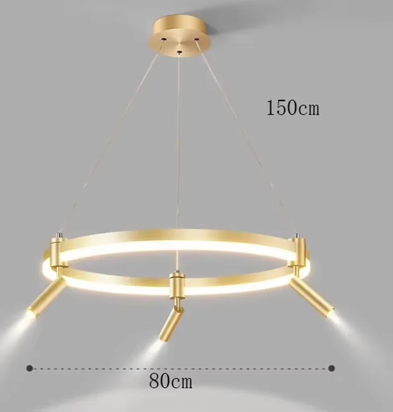 Dia.80cm,40W+9W,Gold