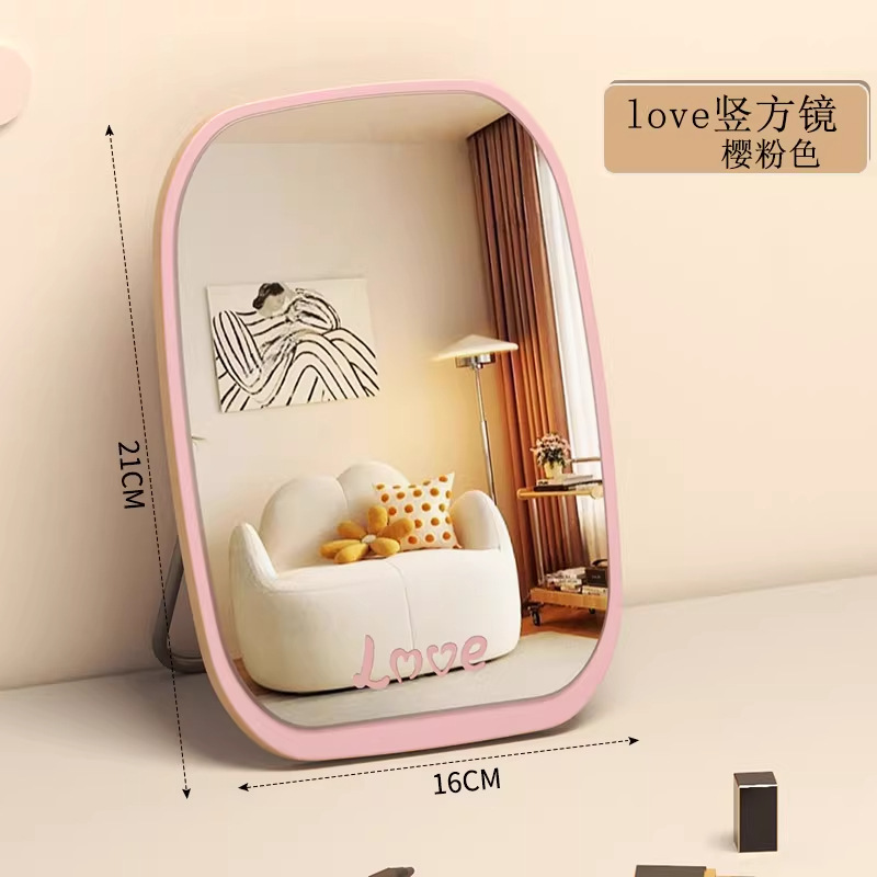 LOVE Vertical Mirror - Light Blue