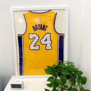 Bán buôn MDF thể thao bóng hộp bóng đá bóng rổ hiển thị đứng Jersey t Áo sơ mi hiển thị khung trường hợp tùy chỉnh hộp bóng - Product Image 5