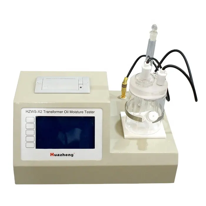 HuaZheng Portable Karl Fischer Water Content Analyzer Transformer Oil Micro Moisture Tester oil moisture meter