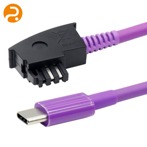 Cable de carga rápida PD 60W USB C para iPhone 1m de longitud blindaje trenzado y chaqueta de PVC para uso en teléfonos móviles - Product Image 1