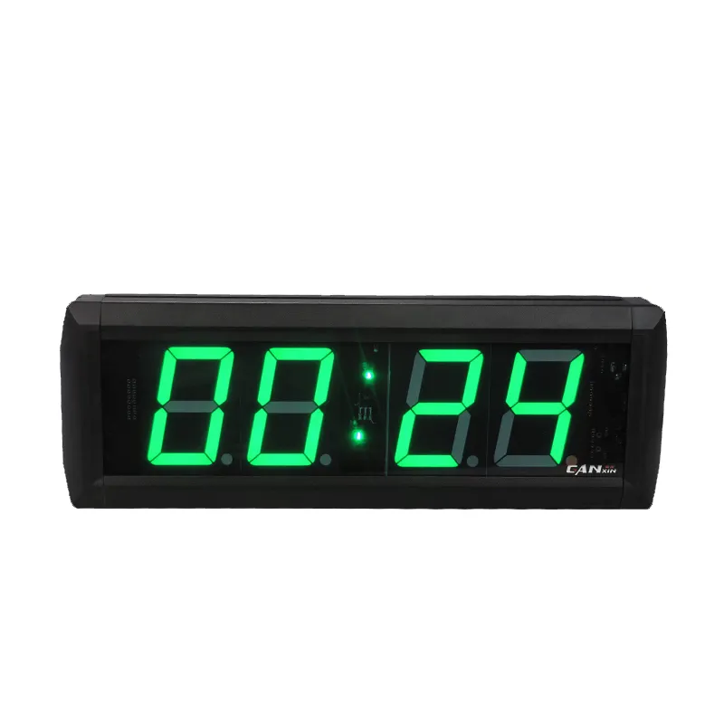 Reloj Digital de precisión, dispositivo electrónico de hora de 2,3 pulgadas, 4 dígitos, verde, LED, gran oferta
