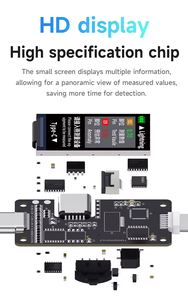 Phone Tail Insertion Detector Mechanic T-824 Digital Display Current Power Check No Disassembly Independent Pin Type-C Lightning - Product Image 5