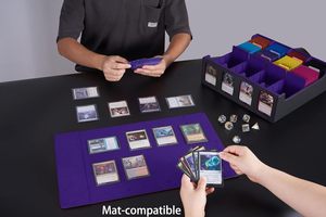 Torson büyük kapasiteli 3000 kart paketi kutusu pu + pazen 4 windows Yugioh Mtg <span class=keywords><strong>UG</strong></span> komutanı Tcg kurulu oyunu depolama güverte kutusu