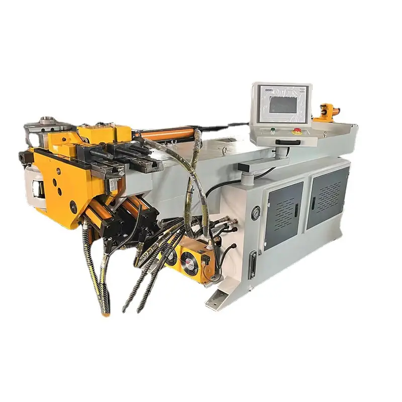 Máquina dobladora de tubos de metal de aleación de acero semiautomática CNC WEIYA, máquina dobladora de tubos hidráulicos