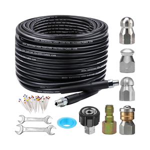 Áp lực máy giặt cống <span class=keywords><strong>jetter</strong></span> góc xoay nút cống làm sạch bộ phận thiết bị làm sạch vòi phun Kit - Product Image 1