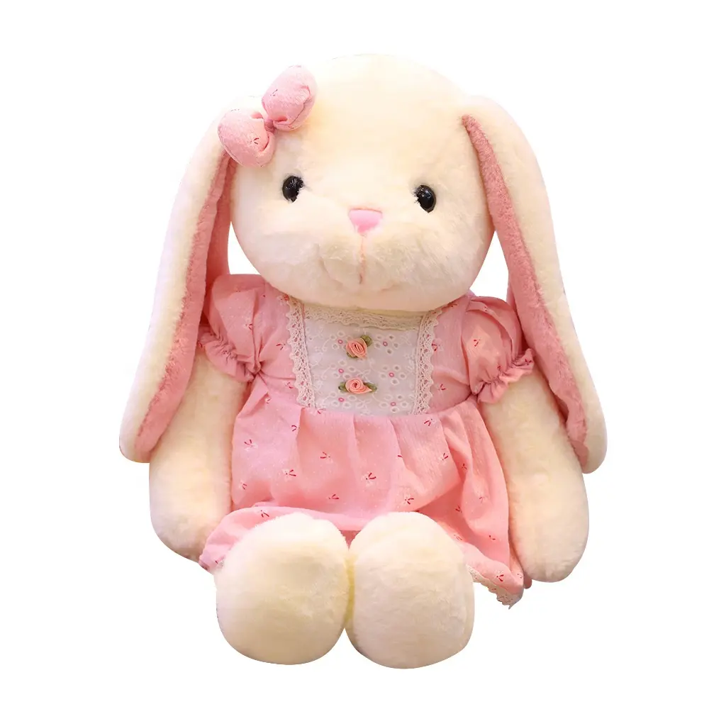 2021 Easter forest animal stuffed soft toy rabbit plush with long ear
