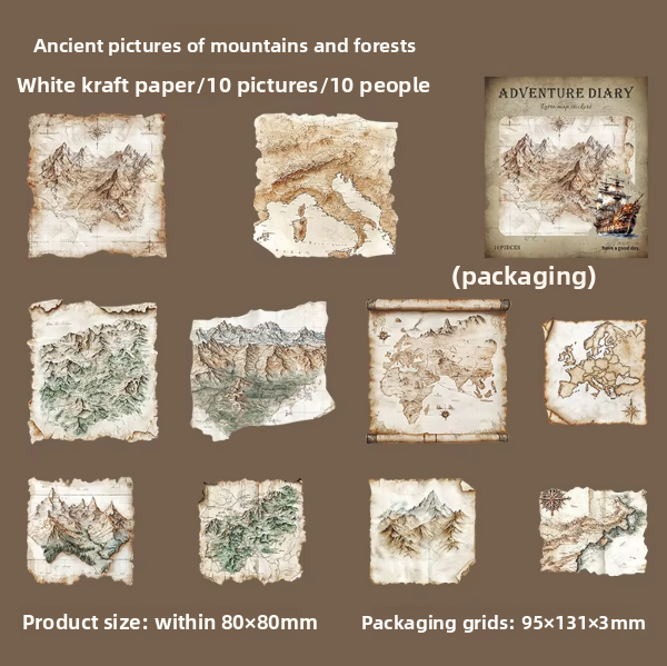 Carte du désert de la montagne E