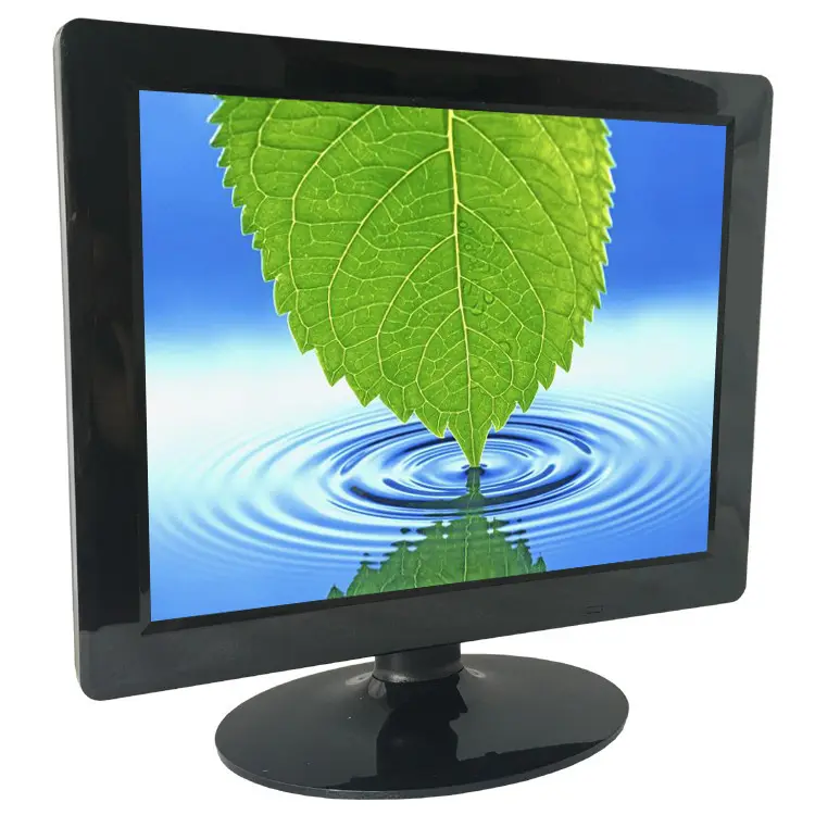 Monitor lcd de 17 polegadas, monitor de desktop, pc, taxa 4:3, tft, vga dvi, hdm, entrada, display de computador