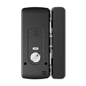 デジタル電子生体認証スマートガラスドアロックリモコン指紋ガラスロックホームオフィス用 - Product Image 3