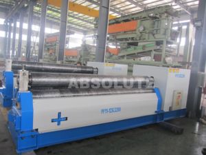 Versatile Mechanical 3-<strong>Roller</strong> <strong>Symmetrical</strong> Plate <strong>Rolling</strong> <strong>Machine</strong> for Cone <strong>Rolling</strong> and Roof Sheet Making