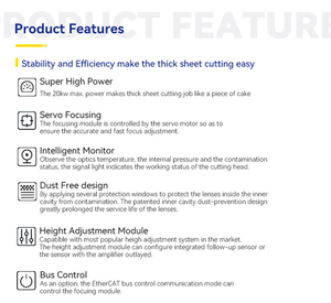 Hafch120/150 F100/200 15KW sợi laser cắt đầu cho han của han của laser HC15 loạt các bộ phận thiết bị laser - Product Image 3