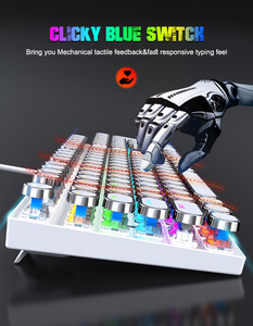 Hot Selling Wired Ergonomic <strong>Keyboard</strong> for Laptop and Desktop <strong>Computer</strong> with Colorful RGB Mechanical Gaming <strong>Keyboards</strong> - Product Image 6