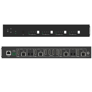 Matriz HDMI de 18Gbps, matriz 4x4 HDMI con función IR Matrix hasta 70m para sistema de cine en casa