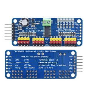 PCA9685PW 16 Channel 12-Bit PWM Servo Shield Driver <strong>I2C</strong> Interface PCA9685 Module For <strong>Raspberry</strong> <strong>Pi</strong> - Product Image 6