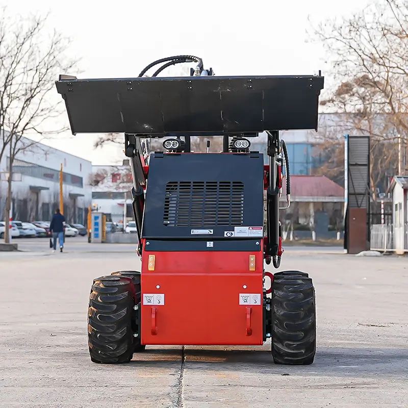 Gratis pengiriman berdiri di skid steer dan selip mini steer dan selip kecil