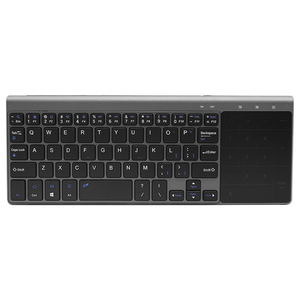 Mini teclado de 2,4G con panel táctil 59 teclas diseño de pie de tijera teclado de oficina de escritorio inalámbrico - Product Image 3
