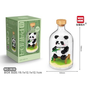 Serie Panda, bloques de construcción chinos, modelo de micropartículas, juguetes para niños de 5 a 7 años, juguetes de montaje - Product Image 4