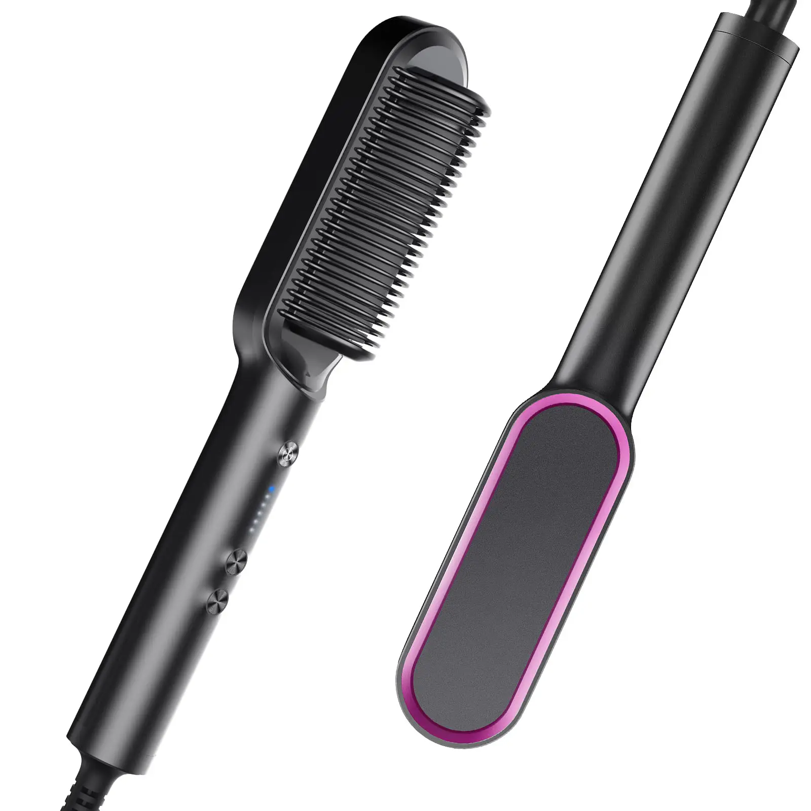 Soplador de peinado cualitativo de Alemania, generador iónico inteligente, rizador seco rosa, secador de pelo, alisador de pelo eléctrico de aire caliente, peine