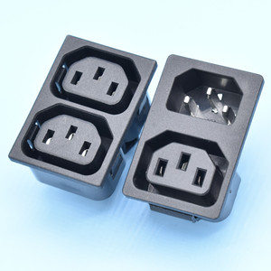 工业10A 15A 125V 250V电源输入交流插孔C13输出2/3 / 4 / 5 / 6/7组扩展插头插座 - Product Image 4